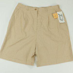 Vintage Tail High Waisted Shorts Houndstooth NOS